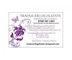 TRADUCERI LEGALIZATE ORIUNDE IN UK/SCOTIA
